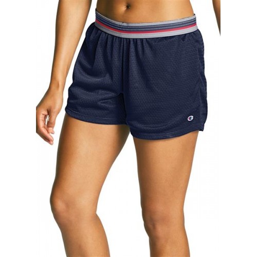 Champion Women's Mesh Athletic Navy Shorts Champion Women's Mesh Athletic Navy Shorts