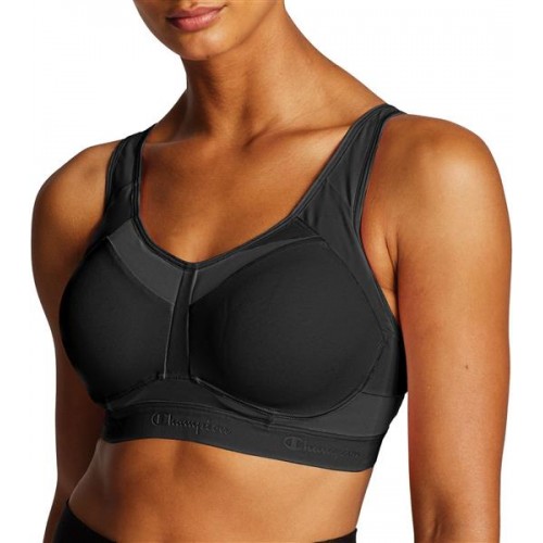 Champion Women's Motion Control Underwire Sports Black Bra Champion Women's Motion Control Underwire Sports Black Bra