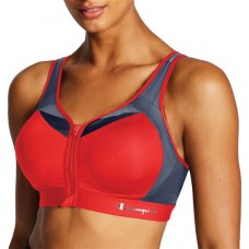 Champion Women's Motion Control Zip Sports Red Flame Bra Champion Women's Motion Control Zip Sports Red Flame Bra