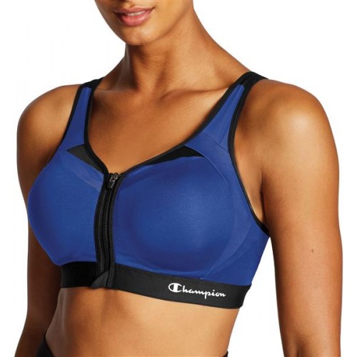 Champion Women's Motion Control Zip Sports Surf The Web Bra Champion Women's Motion Control Zip Sports Surf The Web Bra