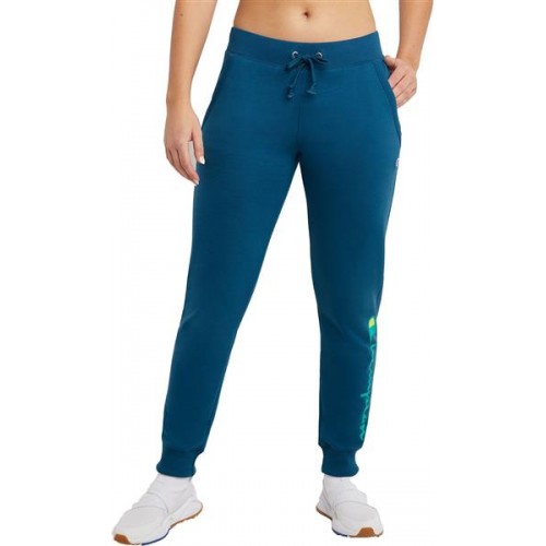 Champion Women's Powerblend Fleece Fresh Teal Joggers Champion Women's Powerblend Fleece Fresh Teal Joggers