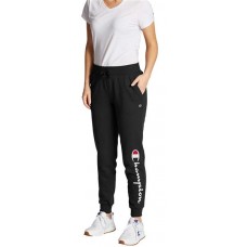 Champion Women's PowerBlend Fleece Jogger Black Pants Champion Women's PowerBlend Fleece Jogger Black Pants
