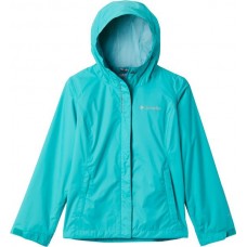Columbia Girls' Arcadia Rain Bright Aqua Jacket