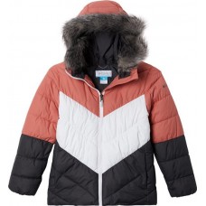 Columbia Girls' Arctic Blast Insulated Dark Coral/Shark Jacket Columbia Girls' Arctic Blast Insulated Dark Coral/Shark Jacket