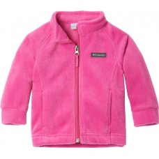 Columbia Girls' Benton Springs Fleece Pink Ice Jacket