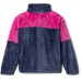 Columbia Girls' Fire Side II Sherpa Half Zip Nocturnal/Wild Fuchsia Jacket Columbia Girls' Fire Side II Sherpa Half Zip Nocturnal/Wild Fuchsia Jacket