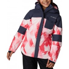 Columbia Girl's Mighty Mogul II Pink Orchid Geo Mt/Nctrnl Jacket