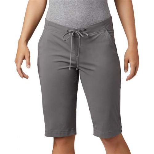 Columbia Women's Anytime Outdoor Long City Grey Shorts Columbia Women's Anytime Outdoor Long City Grey Shorts