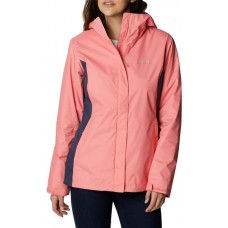 Columbia Women's Arcadia II Rain Salmon/Nocturnal Jacket Columbia Women's Arcadia II Rain Salmon/Nocturnal Jacket