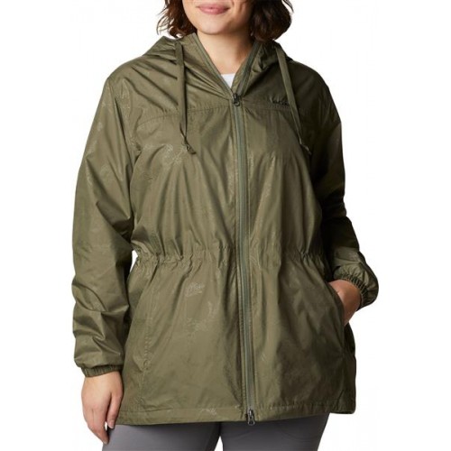 Columbia Women's Auroras Wake III Mid Stone Green Art Bqt Jacket Columbia Women's Auroras Wake III Mid Stone Green Art Bqt Jacket