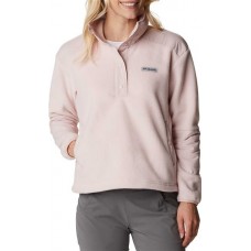 Columbia Women's Benton Springs Crop Fleece Mineral Pink Pullover