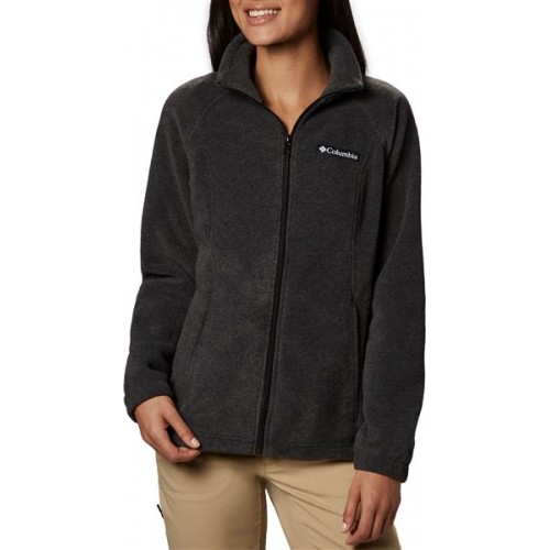 Columbia Women's Benton Springs Fleece Charcoal Heather Jacket Columbia Women's Benton Springs Fleece Charcoal Heather Jacket