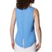 Columbia Women's Cades Cape Tank Harbor Blue Top