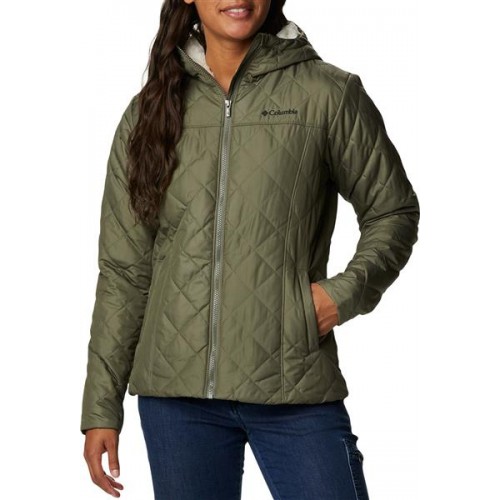 Columbia Women's Copper Crest Hooded Stone Green Jacket Columbia Women's Copper Crest Hooded Stone Green Jacket