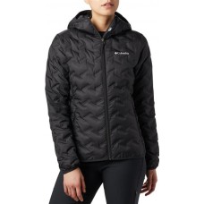 Columbia Women's Delta Ridge Down Hooded Black Jacket