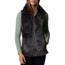 Columbia Women's Fire Side Sherpa Vest Shark Stripe Jacket