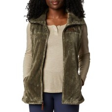 Columbia Women's Fire Side Sherpa Vest Stone Green Stripe Jacket Columbia Women's Fire Side Sherpa Vest Stone Green Stripe Jacket