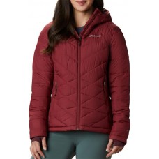 Columbia Women's Heavenly Hooded Marsala Red Jacket Columbia Women's Heavenly Hooded Marsala Red Jacket