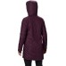 Columbia Women's Heavenly Long Hooded Black Cherry Jacket