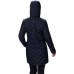 Columbia Women's Heavenly Long Hooded Dark Nocturnal Jacket