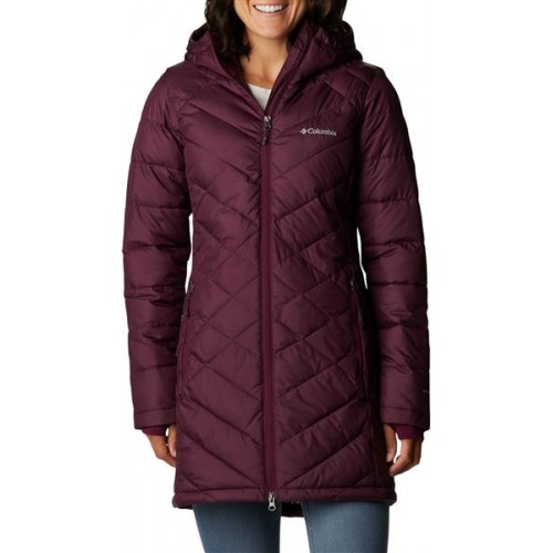 Columbia Women's Heavenly Long Hooded Marionberry Jacket Columbia Women's Heavenly Long Hooded Marionberry Jacket