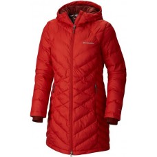 Columbia Women's Heavenly Long Hooded Sail Red Jacket