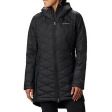 Columbia Women's Heavenly Long Hybrid Black Jacket