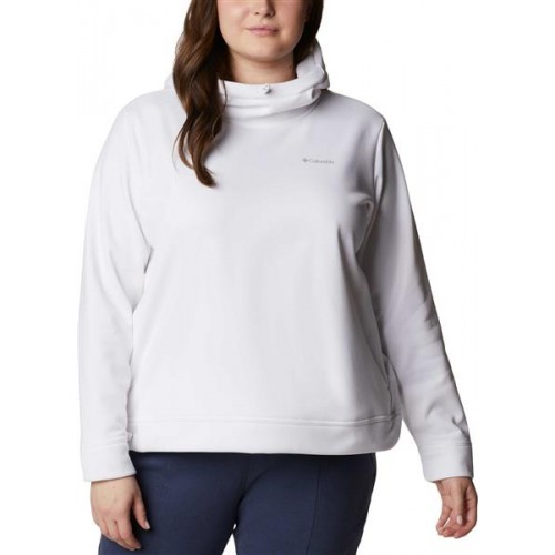 Columbia Women's Outshield Dry Fleece White Hoodie Columbia Women's Outshield Dry Fleece White Hoodie