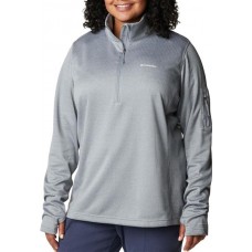 Columbia Women's Park View Grid Fleece 1/2 Zip Cirrus Grey Heather Pullover Columbia Women's Park View Grid Fleece 1/2 Zip Cirrus Grey Heather Pullover