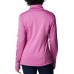 Columbia Women's Park View Grid Fleece 1/2 Zip WILD FUCHSIA HEATHER Pullover