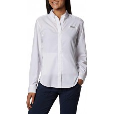 Columbia Women's PFG Tamiami II Long Sleeve White Shirt Columbia Women's PFG Tamiami II Long Sleeve White Shirt