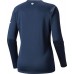 Columbia Women's PFG Tidal Tee II Long Sleeve Collegiate Navy/White Logo Shirt Columbia Women's PFG Tidal Tee II Long Sleeve Collegiate Navy/White Logo Shirt