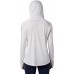 Columbia Women's PFG Tidal Tee White/Cirrus Grey Logo Hoodie
