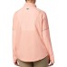 Columbia Women's PFG Ultimate Catch Zero Long Sleeve Hybrid Tiki Pink Shirt