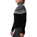 Columbia Women's Pine Street Jacquard Pullover Black Jacquard Sweater Columbia Women's Pine Street Jacquard Pullover Black Jacquard Sweater