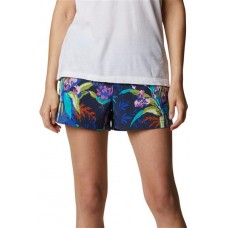 Columbia Women's Sandy River II Printed Lapis Blue Magnolia Print Shorts Columbia Women's Sandy River II Printed Lapis Blue Magnolia Print Shorts