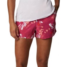 Columbia Women's Sandy River II Printed Wild Fuchsia Daisy Party Shorts