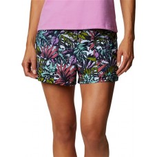 Columbia Women's Summerdry Cargo White Toucanical Multi Pt Short