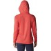 Columbia Women's Sun Trek Pullover Red Hibiscus Heather Hoodie Columbia Women's Sun Trek Pullover Red Hibiscus Heather Hoodie