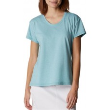 Columbia Women's Sun Trek SEA WAVE HEATHER T-Shirt Columbia Women's Sun Trek SEA WAVE HEATHER T-Shirt