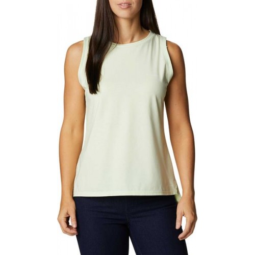 Columbia Women's Sun Trek Tank Light Lime Top Columbia Women's Sun Trek Tank Light Lime Top