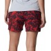 Columbia Women's Super Backcast Water Red Spark Hwaiian Thrwbck Shorts