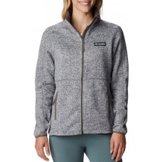 Columbia Women's Sweater Weather Full Zip Grey Heather Jacket Columbia Women's Sweater Weather Full Zip Grey Heather Jacket
