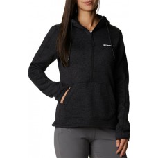 Columbia Women's Sweater Weather Hooded Black Heather Pullover Columbia Women's Sweater Weather Hooded Black Heather Pullover