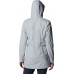 Columbia Women's Switchback Lined Long Rain Cirrus Grey Jacket