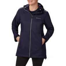 Columbia Women's Switchback Lined Long Rain Dark Nocturnal Jacket Columbia Women's Switchback Lined Long Rain Dark Nocturnal Jacket