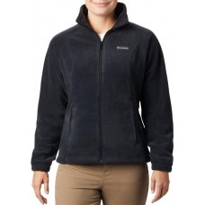 Columbia Women's Tested Tough In Pink Benton Springs Full Zip Black Jacket Columbia Women's Tested Tough In Pink Benton Springs Full Zip Black Jacket