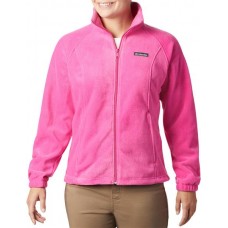 Columbia Women's Tested Tough In Pink Benton Springs Full Zip Pink Ice Jacket