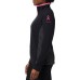 Columbia Women's Tested Tough In Pink Glacial Half Zip Black/Shark Pullover