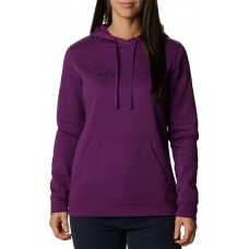 Columbia Women's Trek Graphic Plum/Script Logo Hoodie